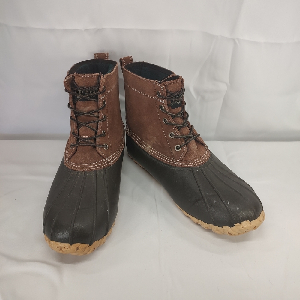 SOLD! Red Head Mens Size 10 Duck Boots Thinsulate 200 G Insulated Brown Flannel